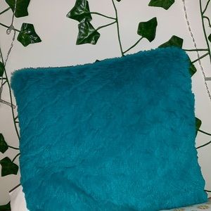 It has not been used really cute pillow comfy -and cute for decor.